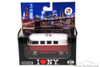 1962 Volkswagen Classic Bus, Red - Kinsmart 5060W-ILNY - 1/32 Scale Diecast Model Toy Car