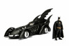 1995 Batmobile Batman Forever, Black - Jada 98036 - 1/24 Scale Diecast Model Toy Car
