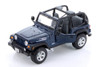 Jeep Wrangler Rubicon Convertible, Blue, Showcasts 34245 - 1/27 Scale Diecast Car (1 car, no box)