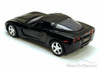 Chevy Corvette C6, Black - Showcasts 73270 - 1/24 scale Diecast Model Toy Car