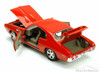 1969 Pontiac GTO, Orange - Showcasts 73242 - 1/24 scale Diecast Model Toy Car (Brand New, but NOT IN BOX)