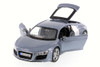 Audi R8, Metallic Blue - Showcasts 34281 - 1/24 Scale Diecast Model Toy Car (Brand New, but NOT IN BOX)