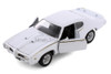 1969 Pontiac GTO, White - Welly 22501 - 1/24 scale Diecast