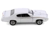 1969 Pontiac GTO, White - Welly 22501 - 1/24 scale Diecast