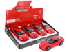 2007 Chevy Corvette, Red -  Showcasts® 22504/4D - 1/24 scale Diecast Model Toy Car (Brand New, but NOT IN BOX)