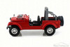 Jeep Wrangler, Red - Bburago 22033 - 1/24 Scale Diecast Model Toy Car
