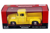 1955 Ford F-100 Pick Up truck, Yellow - Motor Max 79341WB - 1/24 Scale Diecast Model Toy Car