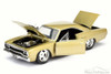 1970 Plymouth Road Runner, Gold - JADA Toys 98233 - 1/24 Scale Diecast Model Toy Car