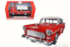 1955 Chevy Bel Air Nomad Wagon, Red w/ White Top - Motor City Classics 424110 - 1/24 Scale Diecast Model Toy Car