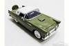 1956 Ford Thunderbird Closed Convertible, Green -  73312W - 1/24 Scale Diecast Model Toy Car