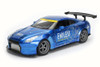 2009 Nissan GT-R Ben Sopra, Metallic Blue - Jada 98558DP1 - 1/24 Scale Diecast Model Toy Car