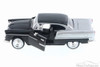 1955 Chevy Bel Air Hard Top, Black - Motor Max 73229AC/BK - 1/24 Scale Diecast Model Toy Car