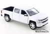 2017 Chevy Silverado 1500 Z71 Crew Cab, White - Motor Max 74348D - 1/24 Scale Diecast Model Toy Car