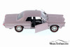 1965 Pontiac GTO, Purple Mist - Welly 22092WPR - 1/24 Scale Diecast Model Toy Car