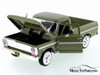 1969 Ford F-100 Pickup, Olive Green - Motor Max 79315/16D - 1/24 Scale Diecast Model Toy Car