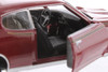 1969 Pontiac GTO, Red - Welly 22501WR - 1/24 Scale Diecast Model Toy Car
