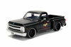 1969 Chevy C10 Stepside Pickup  Garage Nuts, Primer Black - Jada 99400DP1 - 1/24 scale Diecast Model Toy Car