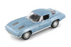 1963 Chevy Corvette Hard Top, Blue - Welly 24073/4D - 1/24 scale Diecast Model Toy Car