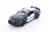 2018 Ford Mustang GT, Black with White - Motormax 76968D - 1/24 Scale Diecast Model Toy Car