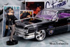 1959 Cadillac Coupe Deville with Catwoman Figurine, 30458 - 1/24 scale Diecast Model Toy Car