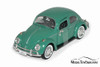 1966 Volkswagen Beetle Hard Top, Green - Showcasts 73223W/GN - 1/24 scale Diecast Model Toy Car