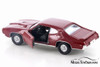 1969 Pontiac GTO, Red - Welly 43714D - 4.5" Diecast Model Toy Car