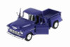 1955 Chevy 5100 Stepside Pickup Truck, Blue - Showcasts 73236AC/BU - 1/24 scale Diecast Model Toy Car