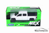 2017 Chevy Silverado Pickup Truck, White - Welly 24083WWT - 1/24 scale Diecast Model Toy Car