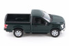 2015 Ford F-150 Regular Cab Pickup, Dark Green - Welly 24063WGN - 1/24 scale Diecast Model Toy Car