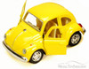 1967 Volkswagen Classic Beetle, Yellow - Kinsmart 4026D - 3.75Diecast Car (New, but NO BOX)