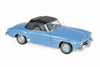 1957 Mercedes-Benz 190 SL Convertible, Blue - Norev 183400 - 1/18 scale Diecast Model Toy Car