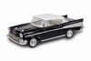1957 Chevy Bel Air, Black w/ White - Road Signature 94201BK - 1/43 Scale Diecast Model Toy Car
