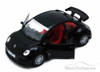 Volkswagen New Beetle Rsi, Black - Kinsmart 5058D - 1/32 scale Diecast Model Toy Car