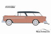 1955 Chevy Nomad, Coral - Greenlight 37170A/48 - 1/64 Scale Diecast Model Toy Car