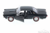 1965 Pontiac GTO, Black - Welly 22092 - 1/24 Scale Diecast Model Toy Car (Brand New, but NOT IN BOX)