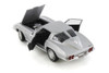 1963 Chevy Corvette Hard Top, Silver - Welly 24073/4D - 1/24 scale Diecast Model Toy Car
