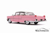 1955 Cadillac Fleetwood Series 60 Hardtop, Pink - Jada 30704 - 1/24 scale Diecast Model Toy Car