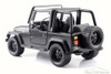 1992 Jeep Wrangler, Black - Jada 98081WA - 1/24 Scale Diecast Model Toy Car