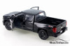 2017 Chevy Silverado 1500 Z71 Crew Cab, Black - Motor Max 74348D - 1/24 Scale Diecast Model Toy Car