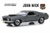 1969 Ford Mustang BOSS 429, John Wick - Greenlight HWY18016 - 1/18 scale Diecast Model Toy Car