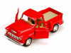 1955 Chevy Stepside Pickup Truck, Red - Kinsmart 5330/6D - 1/32 scale Diecast Model Toy Car (Brand New, but NOT IN BOX)