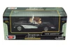 1959 Chevy Corvette Convertible, Black - Motormax 73216 - 1/24 scale Diecast Model Toy Car