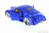 1940 Ford Coupe Custom, Blue - Jada 90281LC - 1/24 Scale Diecast Model Toy Car