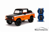 1973 Ford Bronco, Orange with Matte Black/White - Jada 31058-MJ - 1/24 Scale Diecast Model Toy Car