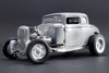 1932 Ford 5 Window Hot Rod Coupe, Silver - Acme 1805013 - 1/18 Scale Diecast Model Toy Car