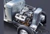 1932 Ford 5 Window Hot Rod Coupe, Silver - Acme 1805013 - 1/18 Scale Diecast Model Toy Car