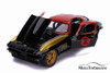1966 Chevy Corvette, Black Widow - Jada 31749/4 - 1/24 scale Diecast Model Toy Car