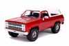 1980 Chevy Blazer K5 Off Road, Red - Jada 31629DP1 - 1/24 scale Diecast Model Toy Car