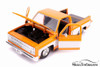 1985 Chevy C10 Pickup Stock, Orange - Jada 31623DP1 - 1/24 scale Diecast Model Toy Car