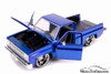 1985 Chevy C10 Custom Pickup, Blue - Jada 31624DP1 - 1/24 scale Diecast Model Toy Car